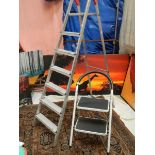 2 step ladders.