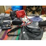A mixed lot of hand bags including vintage.