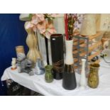 A good lot of house wares including 2 celery jars.