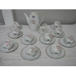 22 pieces of Noritake china tea ware including teapot and water jug.