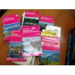 A large quantity of ordinance survey maps & other maps
