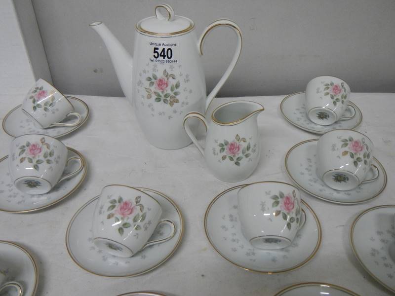 22 pieces of Noritake china tea ware including teapot and water jug. - Image 2 of 3