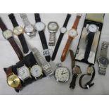 16 ladies and gents wrist watches.
