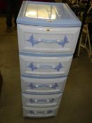 A good quality plastic craft chest of drawers.