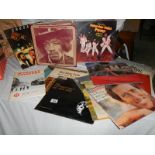 A huge lot of LP records including The Carpenters, some mono Nat King Cole and Andy Williams,