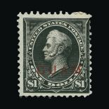 United States of America - Guam : (SG 14) 1899 Commodore Perry $1 black Type II fresh mint,