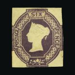 Great Britain - QV (embossed) Great Britain - QV (embossed) : (SG 59wk) 1847 6d dull lilac,