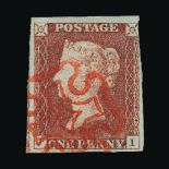 Great Britain - QV (line engraved) Great Britain - QV (line engraved) : (SG 7l) 1841 1d red-brown,