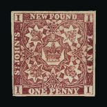 Newfoundland Newfoundland : (SG 16a) 1862-4 QV Hand-made thin semi-transparent paper, without mesh.