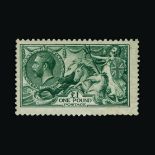 Great Britain - KGV Great Britain - KGV : (SG 404) 1913 Waterlow £1 dull blue-green, centred to