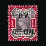 Great Britain - Officials Great Britain - Officials : (SG O35) 1896-1902 OFFICE OF WORKS 10d, very