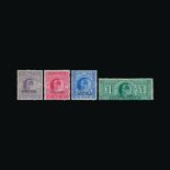 Great Britain - KEVII Great Britain - KEVII : (SG 260s-66s) 1902-10 DLR 2s6d, 5s, 10s and £1 (