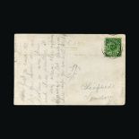 Great Britain - KGV Great Britain - KGV : (SG 322a) 1911-12 Die A ½d green, ERROR perf 14, used on