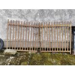 Flat Bar Farm Entrance Gate, 8ft7” wide by 56”high