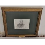 JOHN BUTLER YEATS, RHA, 1839 - 1922, Sketch Portrait of T.S. LISTER, 11cm x 14cm, green mount,