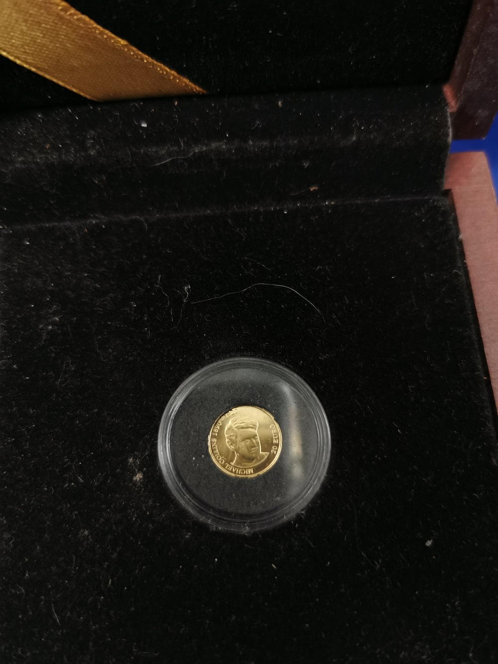 Michael Collins, 20 euro cased Gold Proof Coin - Image 2 of 2