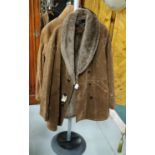 2 sheepskin jackets with fur style lining – 1 Selfridges, 1 Italian