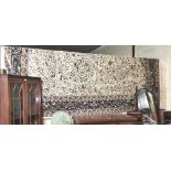 Large Ivory Ground Kashmir Carpet, a Tree of Life Design, 2.8m x 3.8m