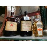 Three Bottles of Vintage Whisky 3 half naggin.