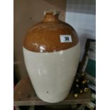 Mitchells Dublin Stoneware Whiskey Flagon