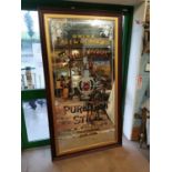 Williams Tullamore Dew Advertising Mirror.