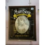 Pears Soap advertising mirror.