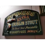 Guinness Extra Dublin Stout Advertising Sign.