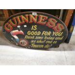 Guinness Advertising Sign.