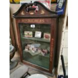 Oppenheinmer's International Medical Congress display cabinet.