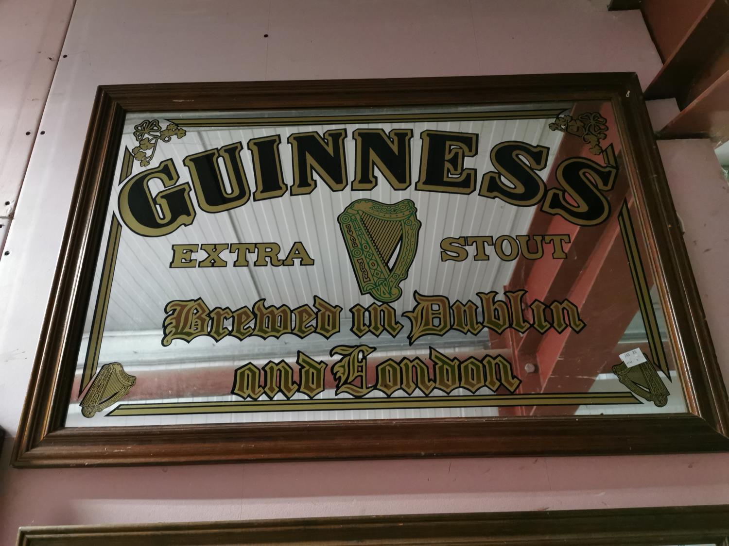 Guinness Extra Stout Advertising Mirror.
