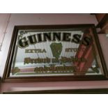 Guinness Extra Stout Advertising Mirror.
