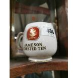 Jameson Crested Ten Crested advertising Water Jug.