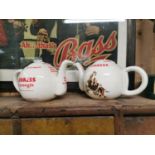 Two Guinness Advertising Teapots