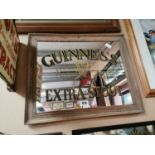 Guinness Extra Stout Advertising Mirror.