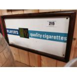 Player's No 6 Quality Cigarettes enamel advertising sign