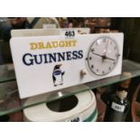 Guinness Penguin electric advertising clock.