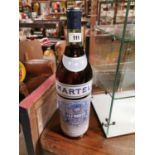 1950's Martel display advertising bottle.