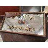 Fry's Chocolate advertising mirror.