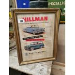 Hillman You Get More In It advertising print.
