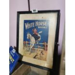 Whitehorse Whiskey advertising Showcard.