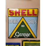 Shell Spirit Oils Garage Enamel Sign