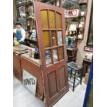 Mahogany Glazed Pub Door.