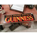 Guinness The Irish Stout Advertising Sign.