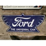 Cast Iron "Ford The Universal Car" Advertising Sign.