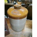 Early 20th C. stoneware acid jar.