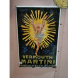 Vermont Martini tinplate advertising sign.