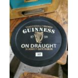 Wooden Guinness Tray.