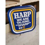 Harp advertising drinks tray.