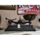 19th. C. cast iron shop scales