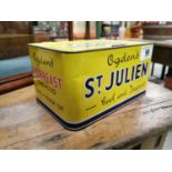 Ogden's St Julien tobacco advertising tin